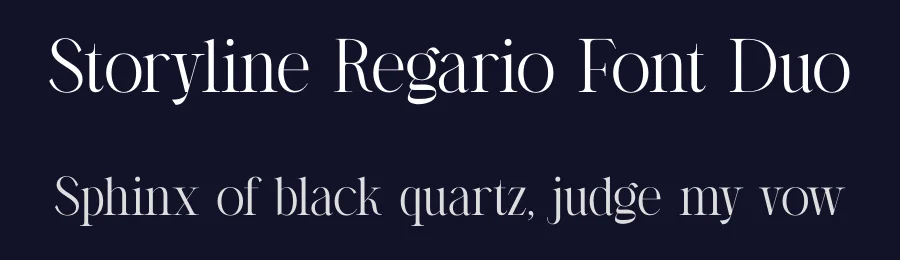 Storyline Regario Font Duo by Storytype — Serif Font — thumbnail 2