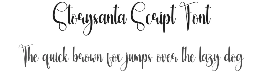 Storysanta Script Font by creativeletter — Script Handwritten Font