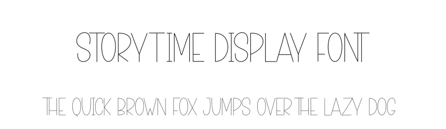 Storytime Display Font by andikastudio — Display Font