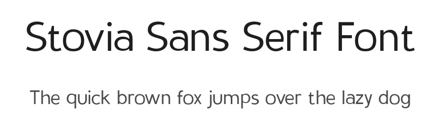 Stovia Sans Serif Font by INKsTYPIA — Sans Serif Font