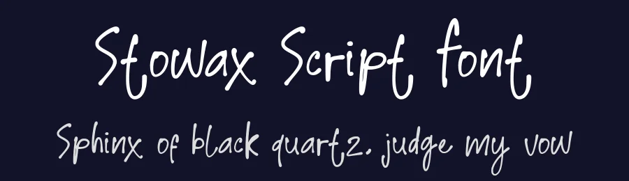 Stowax Script Font by Aksapix_Type — Decorative Font — thumbnail 2