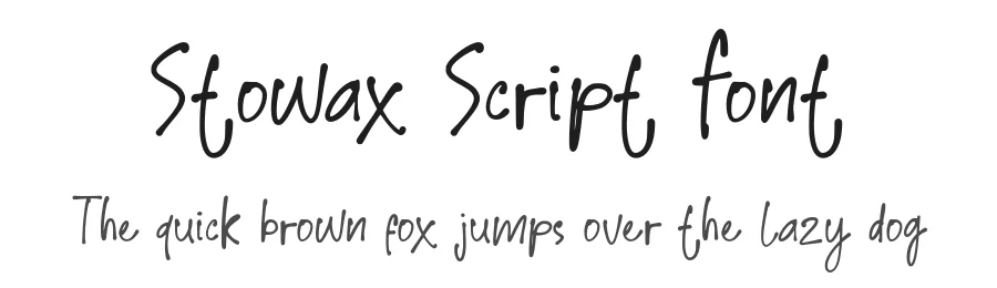 Stowax Script Font by Aksapix_Type — Decorative Font