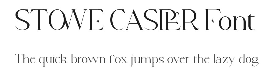 Stowe Casper Font by nihstudio — Display Font