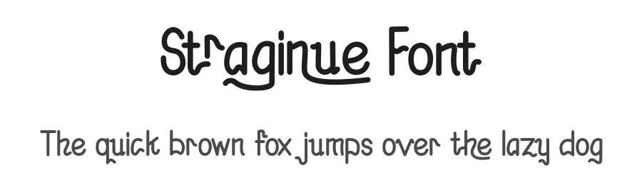 Straginue Font by majelis art — Script Handwritten Font