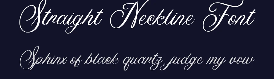 Straight Neckline Font by Arendxstudio — Script Handwritten Font — thumbnail 2