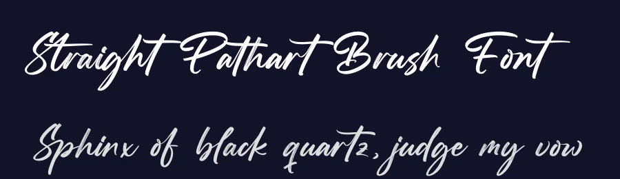 Straight Pathart Brush Font by stylishtype.co — Script Handwritten Font — thumbnail 2