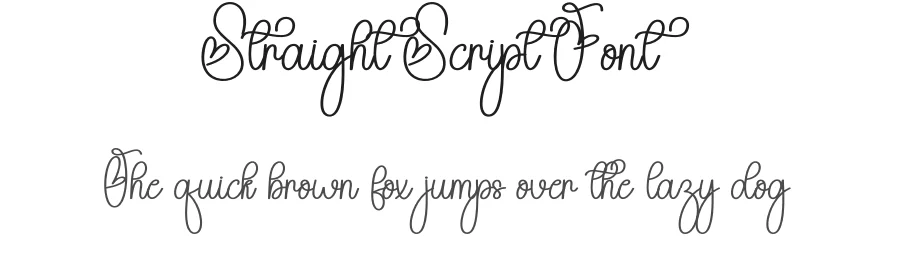Straight Script Font by andikastudio — Script Handwritten Font