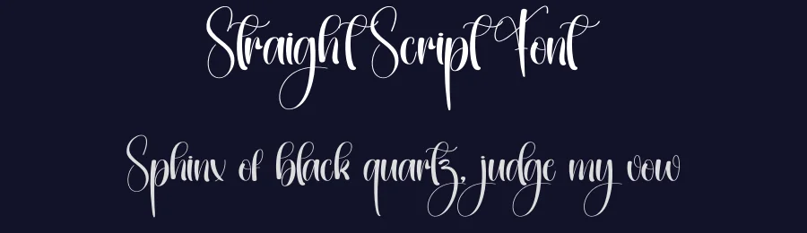 Straight Script Font by creativeletter — Script Handwritten Font — thumbnail 2