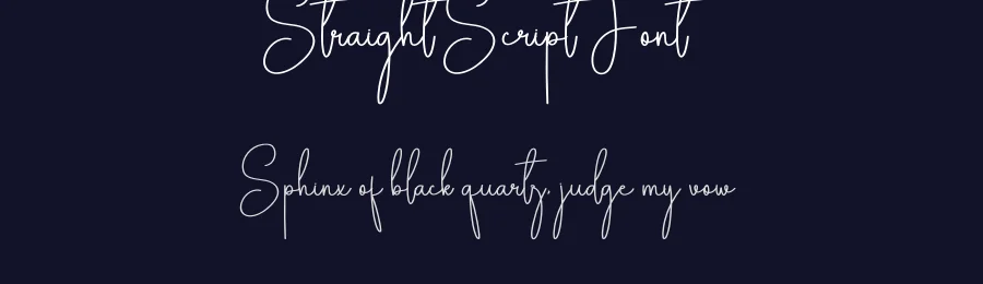 Straight Script Font by andikastudio — Script Handwritten Font — thumbnail 2