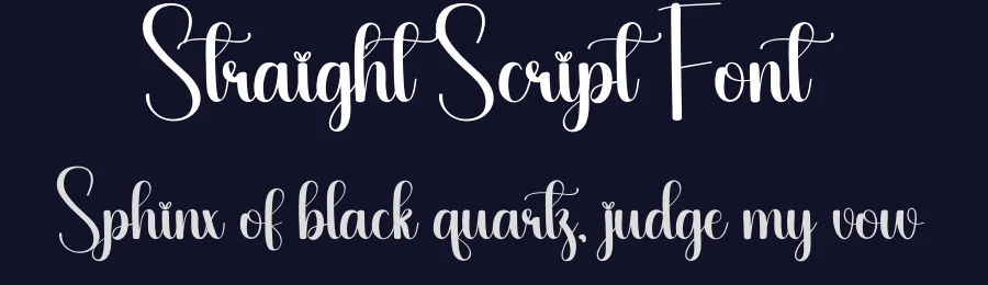 Straight Script Font by creativeletter — Script Handwritten Font — thumbnail 2