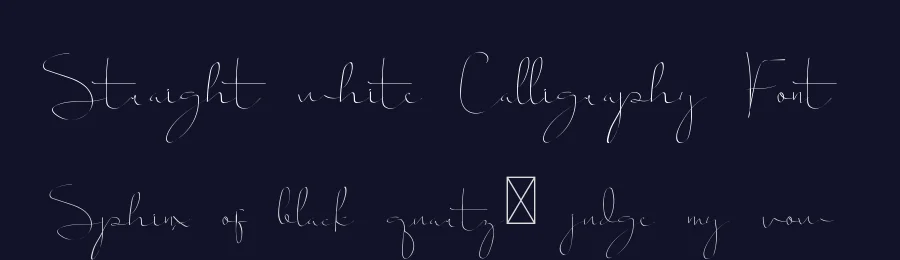 Straight white Calligraphy Font by edricstudio — Script Handwritten Font — thumbnail 2