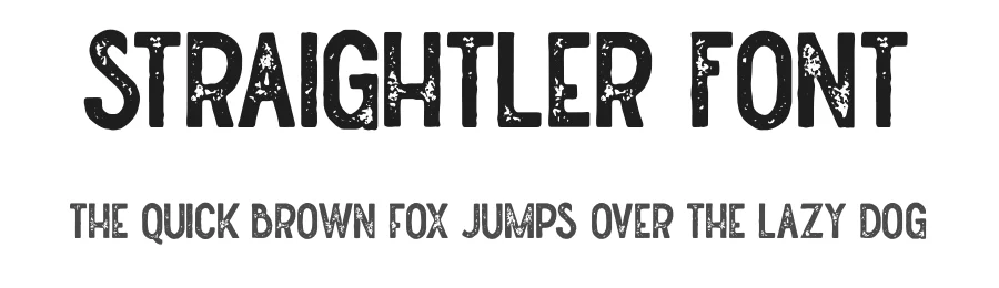 Straightler Font by Dikas Studio — Display Font
