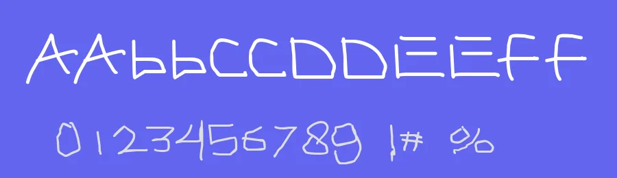 Strange Marks Font by ffeeaarr — Decorative Font — thumbnail 3