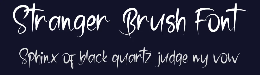 Stranger Brush Font by Dm Studio — Script Handwritten Font — thumbnail 2