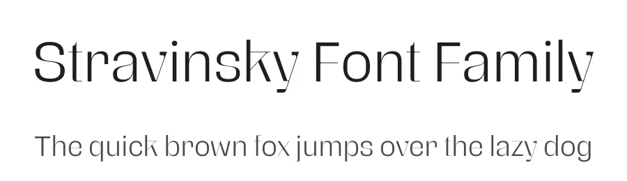 Stravinsky Font Family by Interval Type — Sans Serif Font
