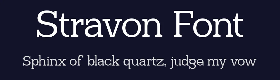 Stravon Font by roomspace.cl — Serif Font — thumbnail 2