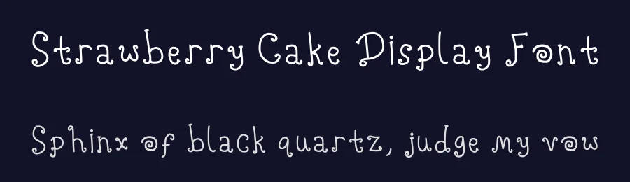 Strawberry Cake Display Font by ngeditt — Decorative Font — thumbnail 2