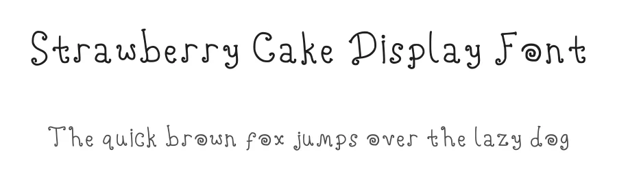 Strawberry Cake Display Font by ngeditt — Decorative Font