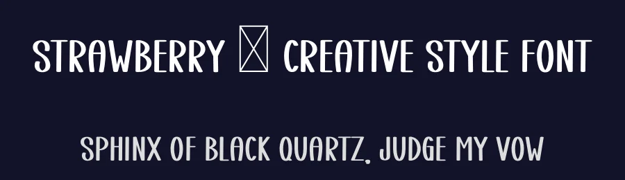 Strawberry – Creative Style Font by freshtypeink — Display Font — thumbnail 2
