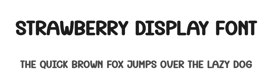 Strawberry Display Font by creativeletter — Display Font