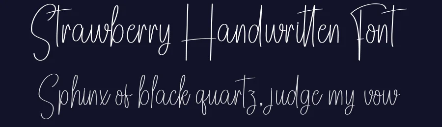 Strawberry Handwritten Font by andikastudio — Script Handwritten Font — thumbnail 2