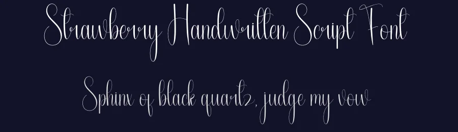 Strawberry Handwritten Script Font by andikastudio — Script Handwritten Font — thumbnail 2