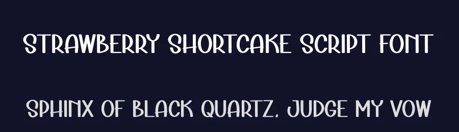Strawberry Shortcake Script Font by andikastudio — Display Font — thumbnail 2