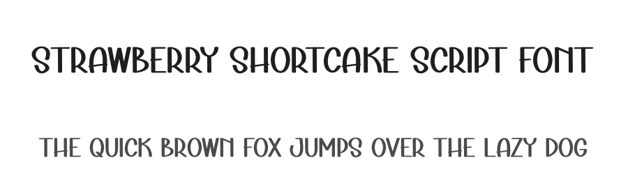 Strawberry Shortcake Script Font by andikastudio — Display Font