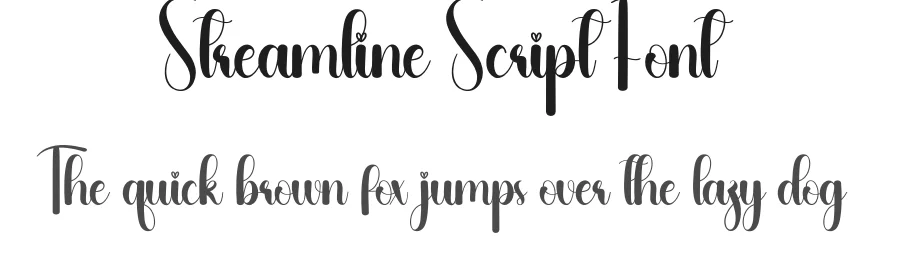 Streamline Script Font by andikastudio — Script Handwritten Font