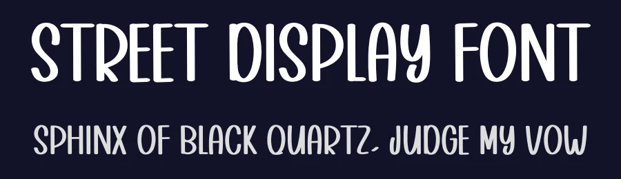 Street Display Font by inermediaSTUDIO — Display Font — thumbnail 2