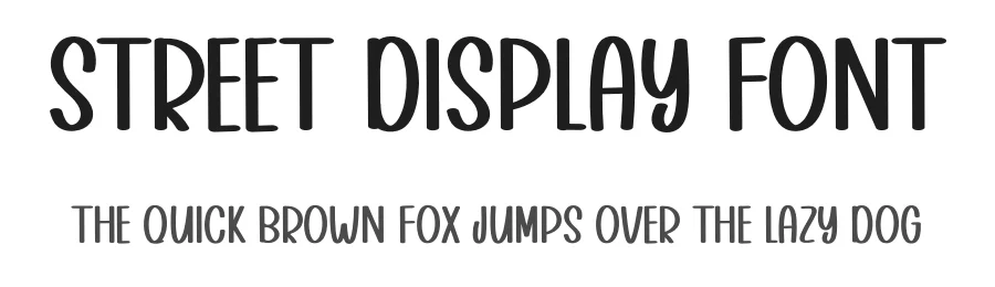 Street Display Font by inermediaSTUDIO — Display Font