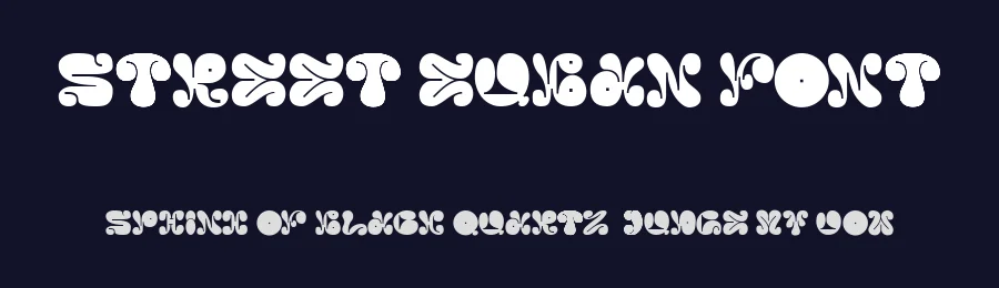 Street Euban Font by Misha Vlasov — Display Font — thumbnail 2
