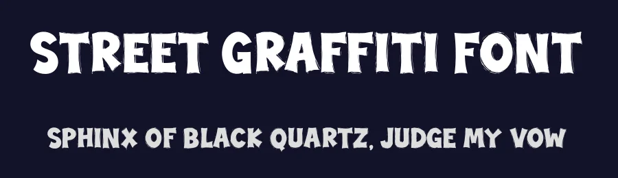 Street Graffiti Font by Siapgraph — Display Font — thumbnail 2