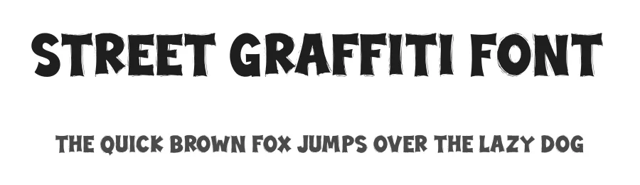 Street Graffiti Font by Siapgraph — Display Font
