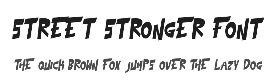 Street Stronger Font by Cikareotype Studio — Display Font