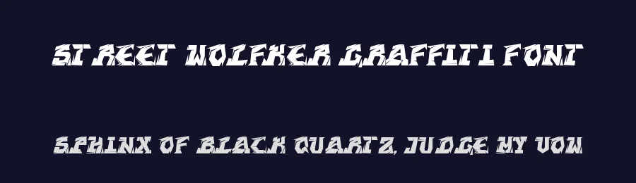 Street Wolfker Graffiti Font by Cikareotype Studio — Display Font — thumbnail 2