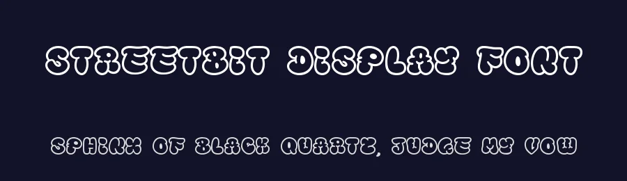 Streetbit Display Font by Dmletter studio — Display Font — thumbnail 2