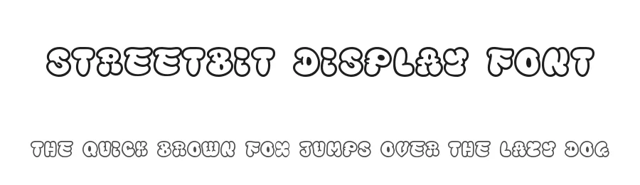 Streetbit Display Font by Dmletter studio — Display Font