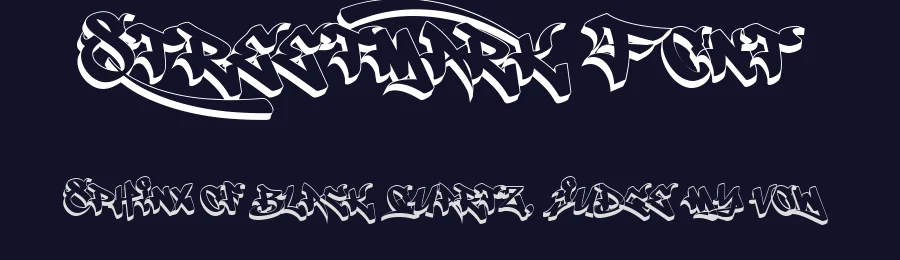 Streetmark Font by burntilldead — Display Font — thumbnail 2