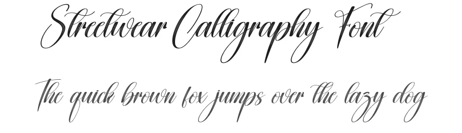 Streetwear Calligraphy Font by creativeletter — Script Handwritten Font