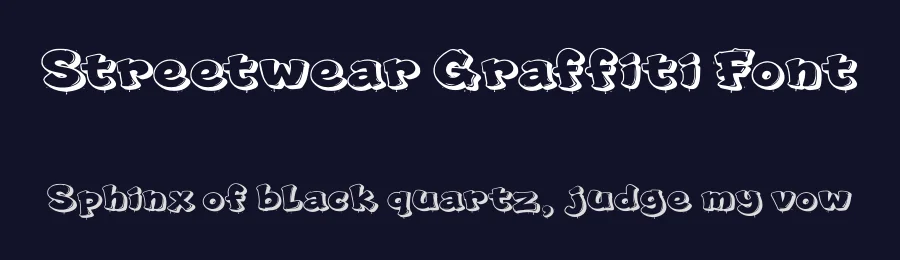 Streetwear Graffiti Font by cocodesign — Display Font — thumbnail 2