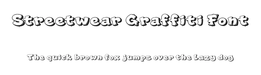 Streetwear Graffiti Font by cocodesign โ Display Font