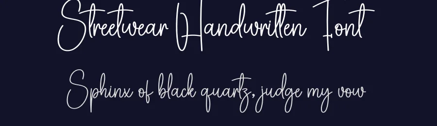 Streetwear Handwritten Font by andikastudio — Script Handwritten Font — thumbnail 2