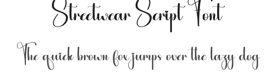 Streetwear Script Font by andikastudio — Script Handwritten Font