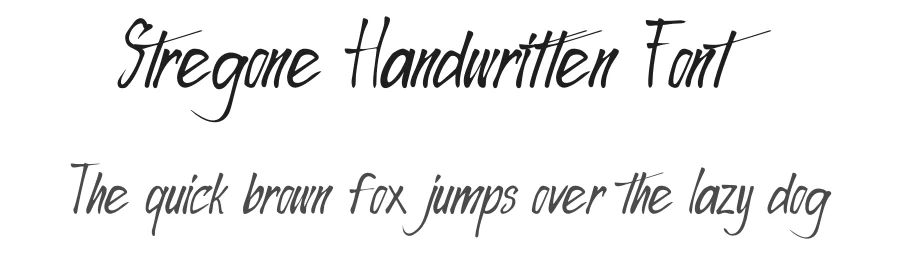 Stregone Handwritten Font by Rachmad bagus f — Script Handwritten Font