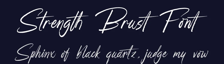 Strength Brust Font by stylishtype.co — Script Handwritten Font — thumbnail 2