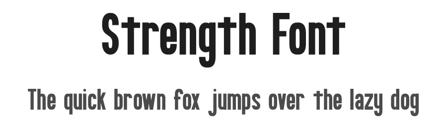 Strength Font by Almairatype — Decorative Font
