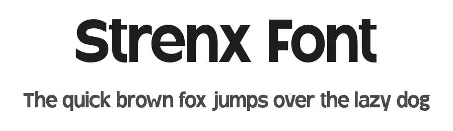 Strenx Font by roomspace.cl — Sans Serif Font