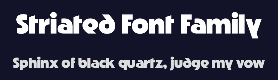 Striated Font Family by Road to Venice Type — Sans Serif Font — thumbnail 2