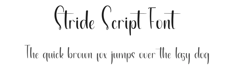 Stride Script Font by inermediaSTUDIO — Display Font